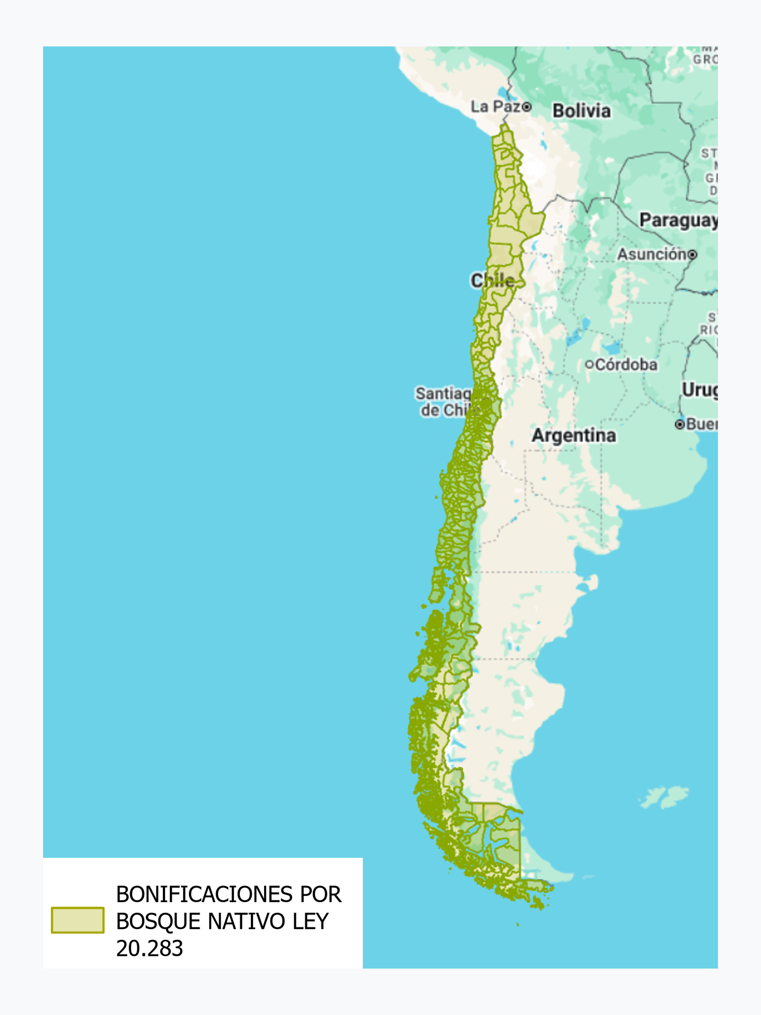 Bonificaciones por Bosque Nativo Ley 20.283